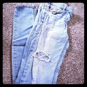 Hollister Skinny Distressed Jeans 3L